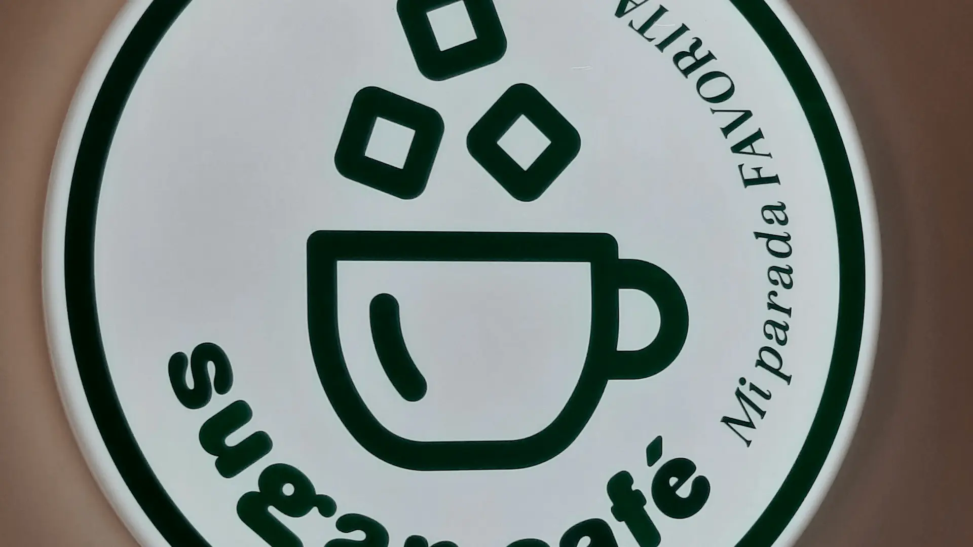 Rótulo Circular Personalizado de Metacrilato